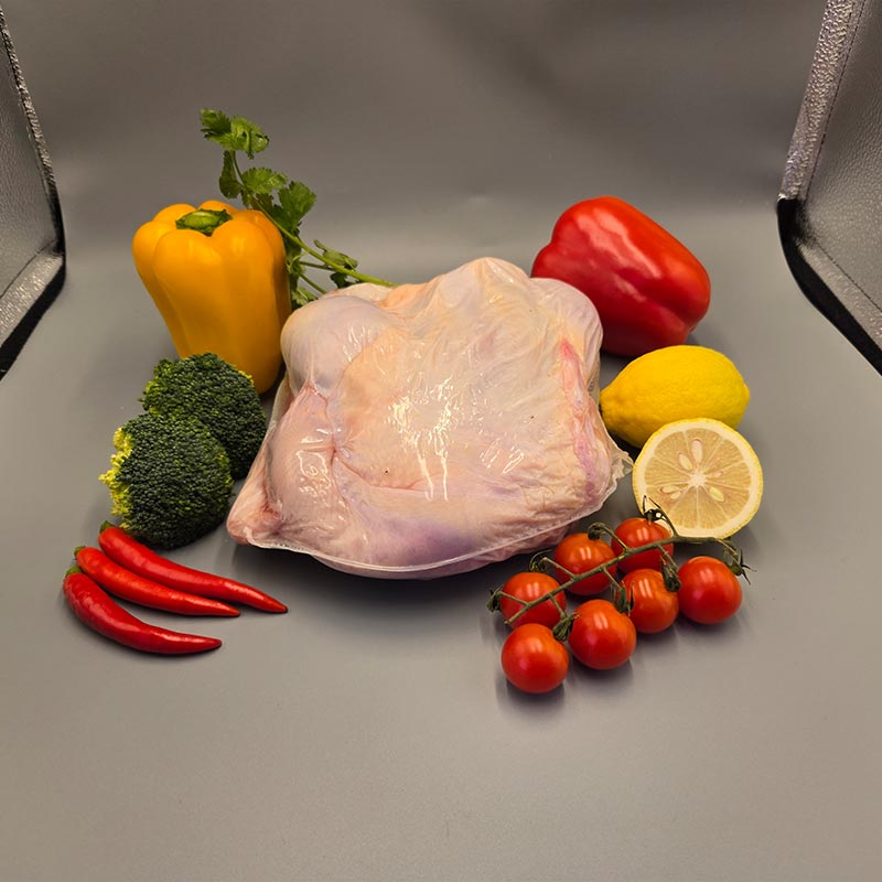 Pellicola termoretraibile PVDC per imballaggio di pollo