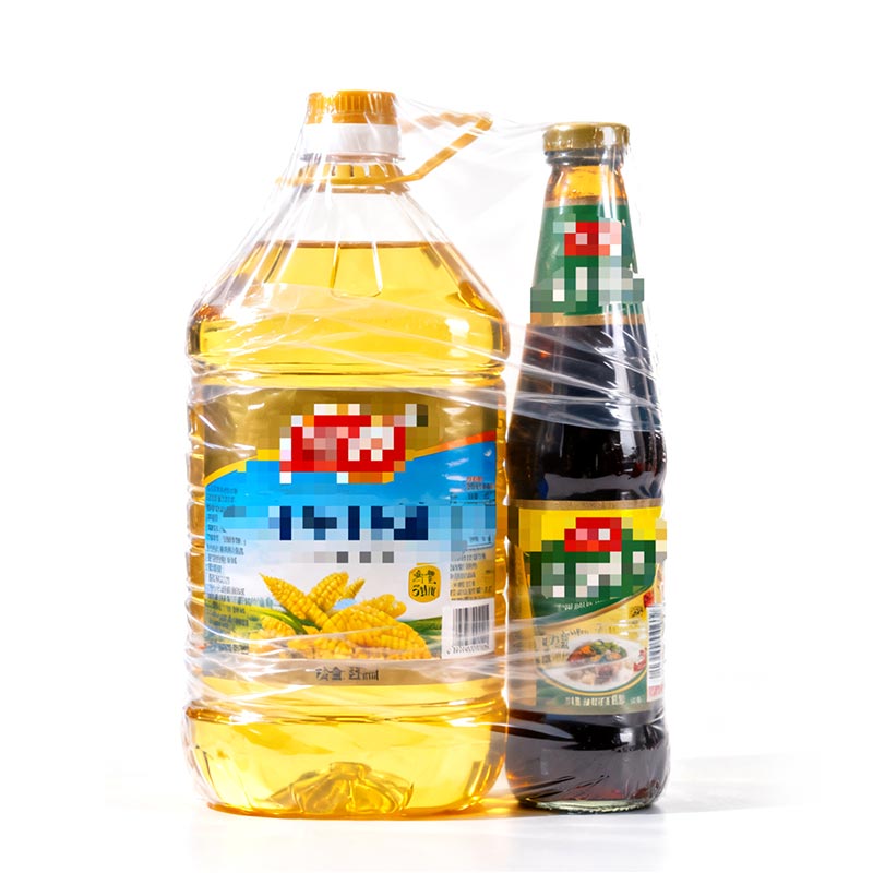 Pellicola termoretraibile in PE per olio da cucina