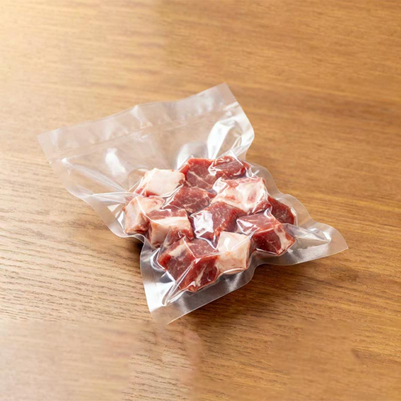 Busta sottovuoto in plastica per alimenti