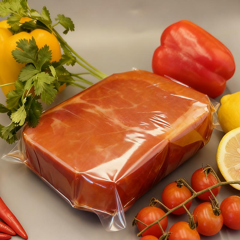Busta sottovuoto termoretraibile per prosciutto in PVDC