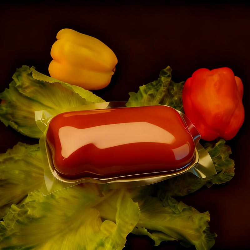 Film termoretraibile sottovuoto EVA per alimenti pronti al consumo